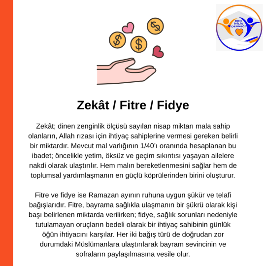 Zekat / Fitre / Fidye